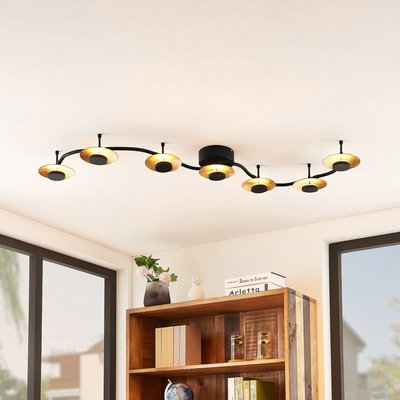 Lindby Graviela LED-Wandleuchte, siebenflammig