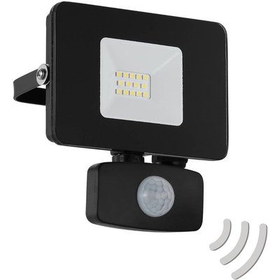 LED-Außenstrahler Faedo 3 mit Sensor, schwarz, 10W