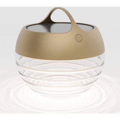 IP44.de aqu S LED-Solarleuchte, Höhe 23 cm gold