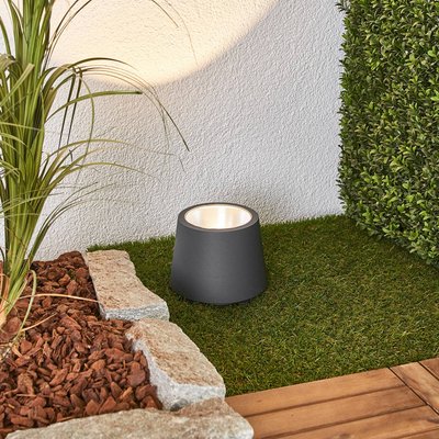 BEGA 77625K3 Bodenstrahler, Stecker, grafit 3.000K