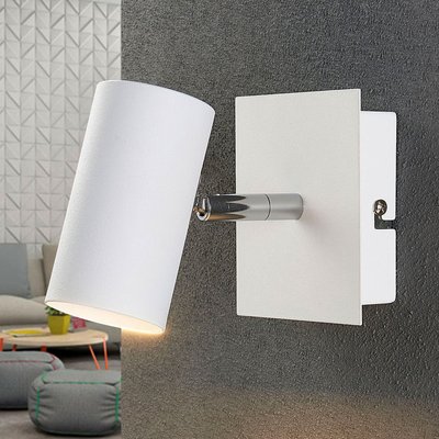 Weißer LED-Spot Iluk für Wand und Decke