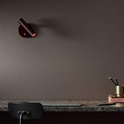 LED-Wandleuchte Slender, dunkelrot