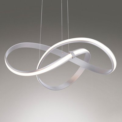 LED-Pendelleuchte Melinda, 30W, dimmbar, stahlgrau