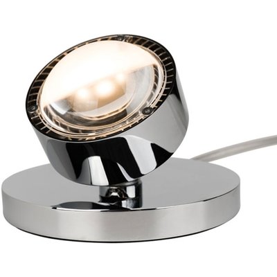 LED-Tischstrahler Puk Spot chrom