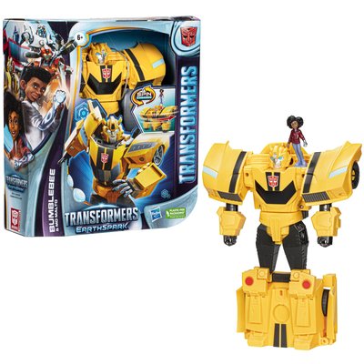 Transformers EarthSpark Spin Changer - Bumblebee and Mo Malto Figure