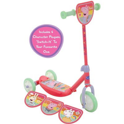 Peppa Pig Switch It Multi Character Tri-Scooter