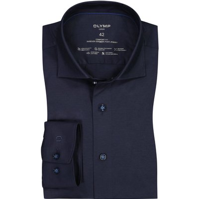 OLYMP Luxor, 24/Seven, Comfort Fit, Jersey-Hemd mit Stretchanteil
