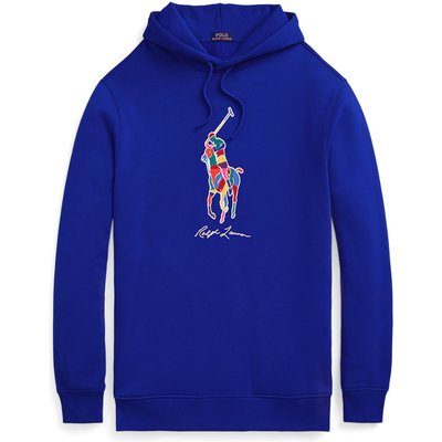 Polo Ralph Lauren Softer Hoodie mit farbigem Poloreiter-Print auf Frontseite