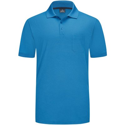 Ragman Pflegeleichtes Poloshirt mit glatter Micropima-Baumwolle