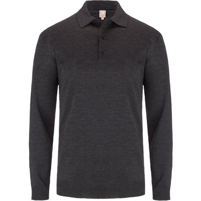 Maerz Pullover aus Merinowolle mit Polo-Kragen