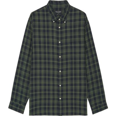 Marc O'Polo Hemd aus Bio-Baumwolle mit Karo-Muster, Regular Fit