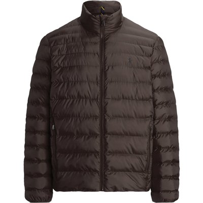 Polo Ralph Lauren Gesteppte Jacke in Glanz-Optik mit Poloreiter-Stickerei