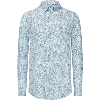 Marc O'Polo Leinen-Overshirt mit floralem Muster