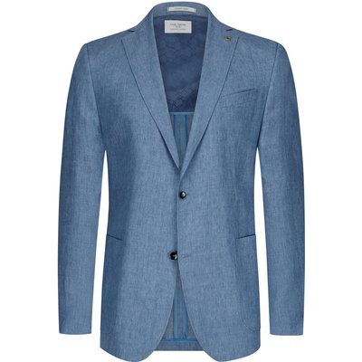 Carl Gross Teilgefüttertes Leinen-Sakko, Modern Fit