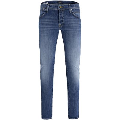 Jack & Jones Raw Jeans Glenn mit Stretch-Anteil, Slim Fit