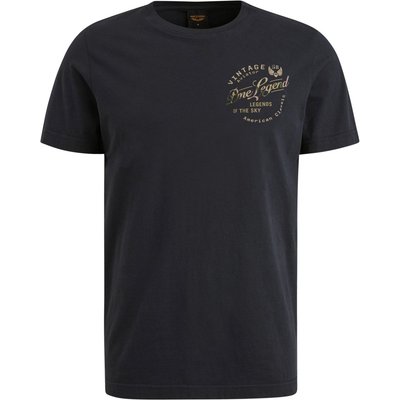PME Legend Jersey-T-Shirt mit kleinem Brust-Print