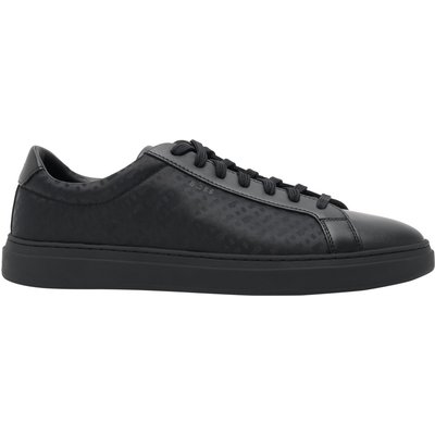 BOSS Low Top Allrounder-Sneaker aus einem Material-Mix