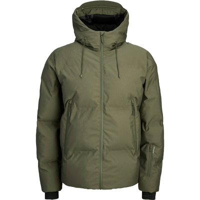 Jack & Jones Wasserdichte Steppjacke mit Kapuze und Wattierung