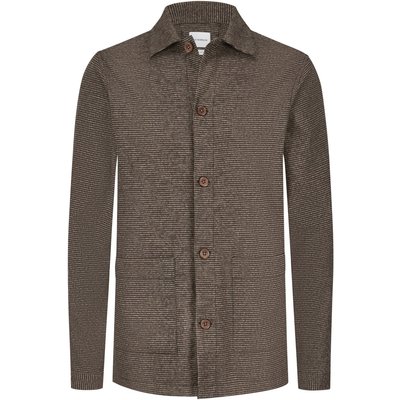 ROY ROBSON Softes Overshirt aus Baumwolle mit Hahnentritt-Muster