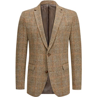 Tom Rusborg Sakko aus Harris Tweed mit Ellenbogen-Patches