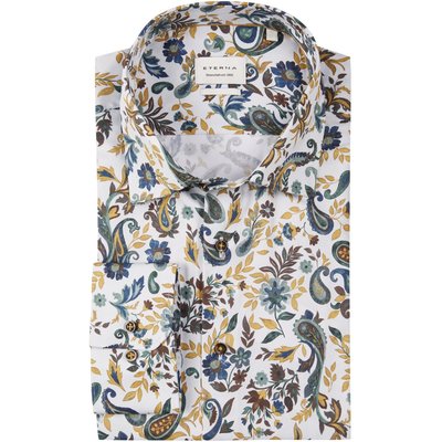 Eterna Bügelfreies Hemd mit floralem Paisley-Muster