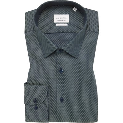 Eterna Hemd aus Baumwolle mit Rautenmuster, Modern Fit