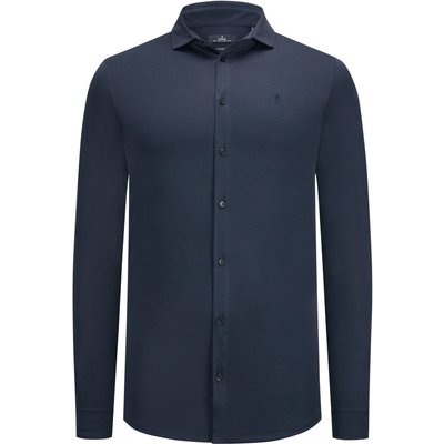Ragman Soft Knit Piqué-Hemd mit Pima-Baumwolle, extralang