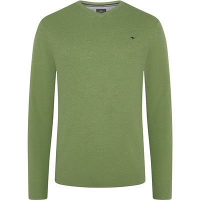 Fynch-Hatton Extralanger Baumwollpullover mit Reiskorn-Struktur