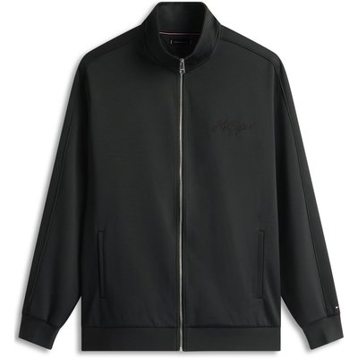 Tommy Hilfiger Sweatjacke mit Label-Schriftzug