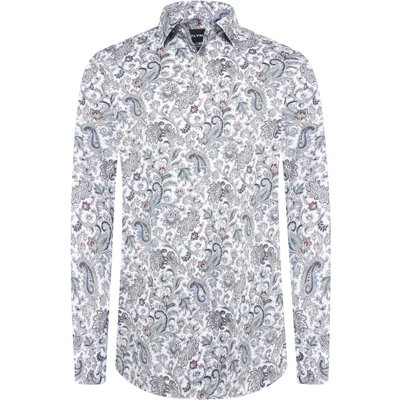 OLYMP Luxor, Comfort Fit, Hemd mit Paisley-Print