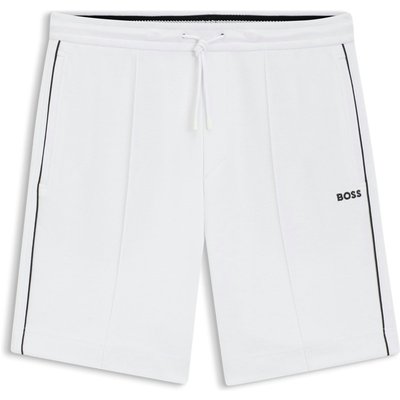 BOSS Leichte Piqué-Shorts mit kleiner Logo-Stickerei