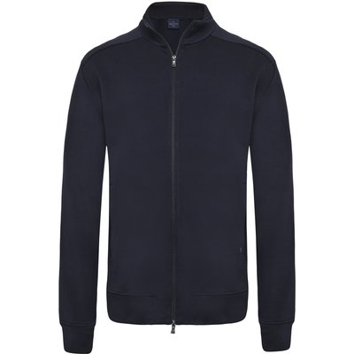 Paul & Shark Glatte Stretch-Sweatjacke aus einem Baumwolle-Nylon-Mix