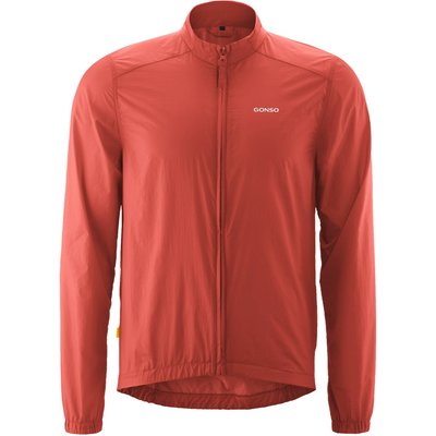 Gonso Superleichte Fahrradjacke mit Label-Schriftzug und Rückentasche