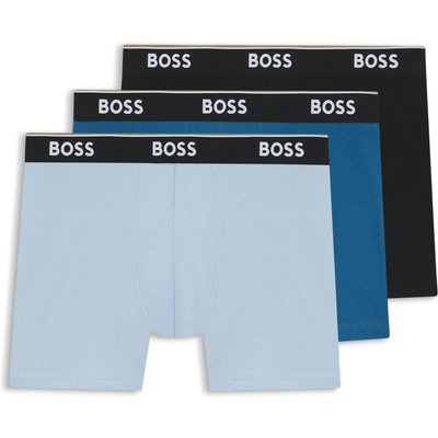 BOSS 3er-Pack Boxer Briefs mit Label-Bund und Stretchanteil