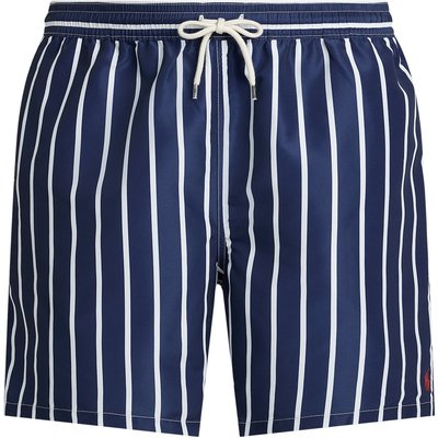 Polo Ralph Lauren Badehose mit Blockstreifen und Logo-Stickerei