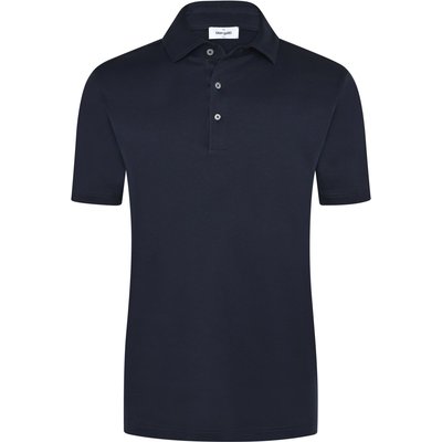 Gran Sasso Glattes Poloshirt aus Baumwolle in jersey-Qualität