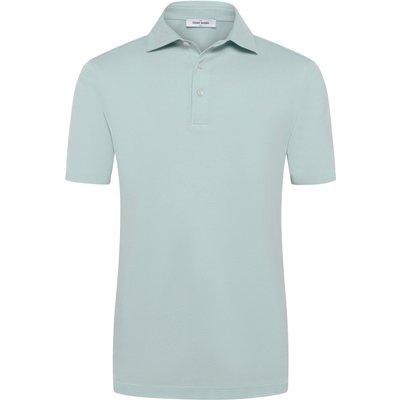 Gran Sasso Glattes Poloshirt aus Baumwolle in jersey-Qualität