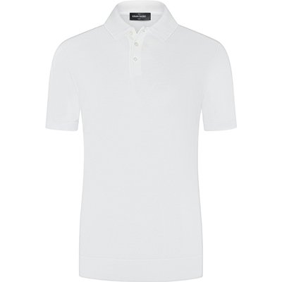 Gran Sasso Glattstrick-Poloshirt aus weicher Baumwolle