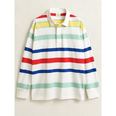 Gant Rugbyshirt aus Baumwolle mit buntem Ringelstreifen
