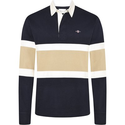 Gant Rugbyshirt mit Label-Stickerei