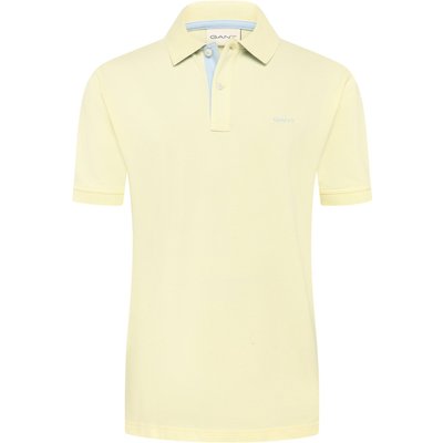 Gant Piqué-Poloshirt mit Kontrastakzenten und Stretch, Regular Fit