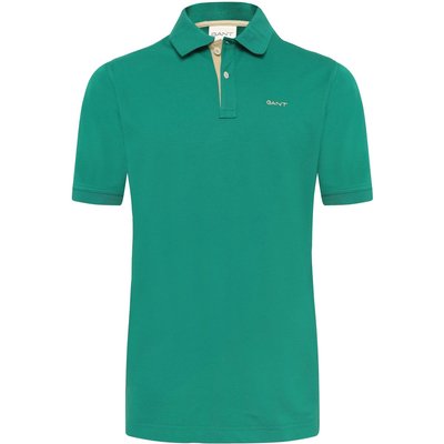Gant Piqué-Poloshirt mit Kontrastakzenten und Stretch, Regular Fit