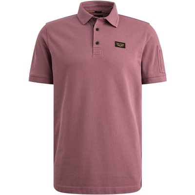 PME Legend Piqué-Poloshirt mit Stretchanteil und Label-Aufnäher