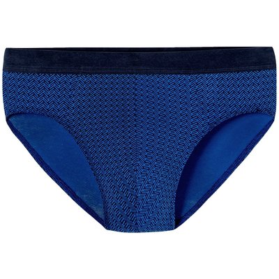 Schiesser Gemusterter Minislip aus Baumwollstretch