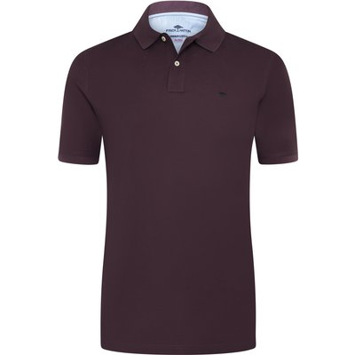 Fynch-Hatton Extralanges Poloshirt aus Baumwolle mit Logo-Stickerei