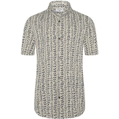 Jack & Jones Leichtes Kurzarmhemd aus Baumwolle mit floralem Print