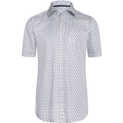 Eterna Kurzarmhemd aus Baumwolle mit Print, Comfort Fit