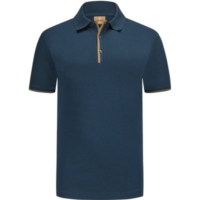 MOS MOSH Gallery Softes Piqué-Poloshirt mit Kontrast-Knopfleiste