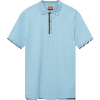 MOS MOSH Gallery Softes Piqué-Poloshirt mit Kontrast-Knopfleiste