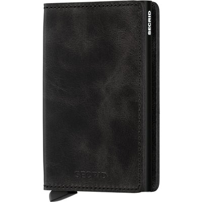 Secrid Kompakter Leder-Geldbeutel mit Cardprotector